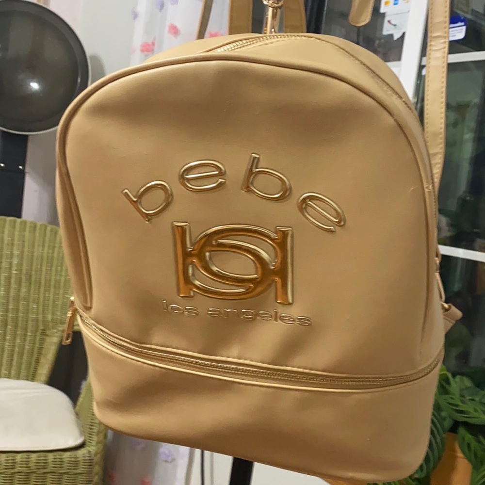 Bebe beige Large backpack